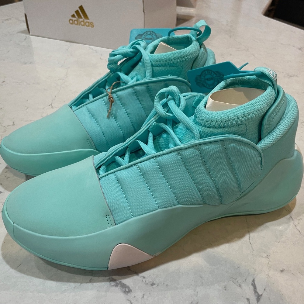Adidas Harden 7 flash aqua basketball shoes SIZE 9 NEW IN BOX